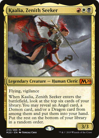 Kaalia, Zenith Seeker (PPM20-210) - Core Set 2020 Promos Foil