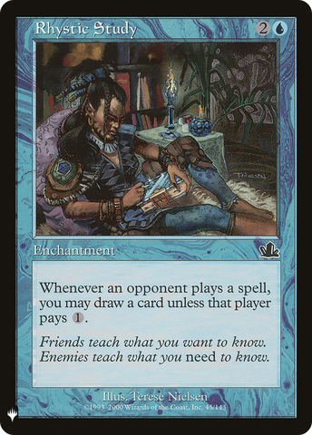 Rhystic Study (LIST-045) - The List
