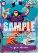 Scopper Gaban (CS 26-27 Top Player Pack Vol. 1) (OP13-067) - One Piece Promotion Cards Foil
