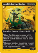 Aatchik, Emerald Radian (First-Place Foil) (DFT-473) - Aetherdrift Foil