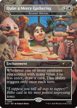 Quite a Merry Gathering - Tocasia's Welcome (SLD-2553) - Secret Lair Drop Series Foil