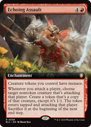 Echoing Assault (BLC-058) - Bloomburrow Commander: (Extended Art)