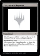 Everyone's an Imposter (UNK-) - Un-Known Event Playtest Cards