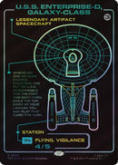 U.S.S. Enterprise-D, Galaxy-Class (Surge Foil) (TRK-557) - Star Trek Foil