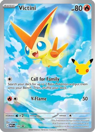 Victini 102  - Holofoil ME Mega Evolution Promo - Promo