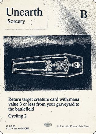Unearth (0051) (SLZ-051) - Secret Lair x MSCHF: The Zeta Set
