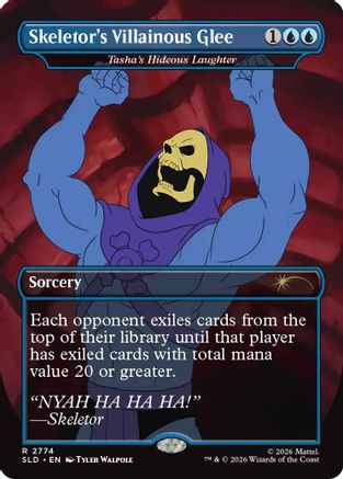 Skeletor's Villainous Glee - Tasha's Hideous Laughter (SLD-2774) - Secret Lair Drop Series