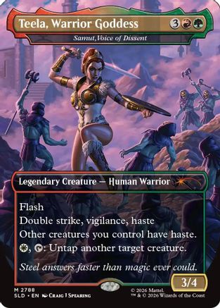 Teela, Warrior Goddess - Samut, Voice of Dissent (SLD-2788) - Secret Lair Drop Series