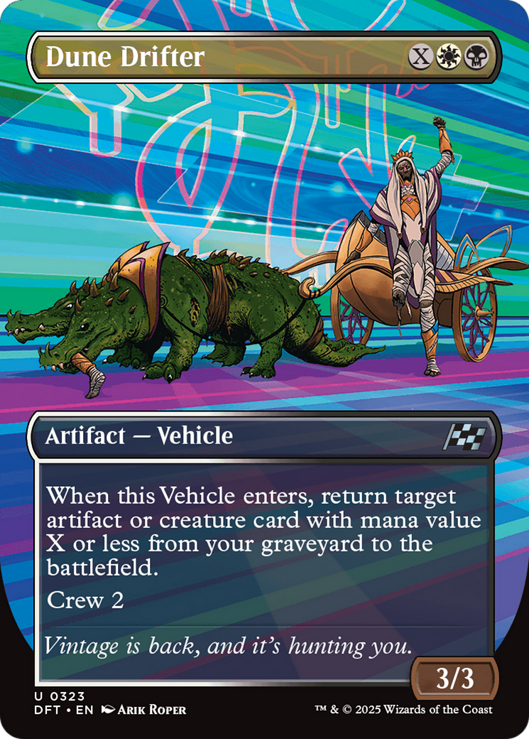 Dune Drifter (DFT-323) - Aetherdrift (Borderless) Foil