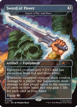 Sword of Power - Sword of War and Peace (SLD-2793) - Secret Lair Drop Series