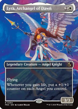 Lyra, Archangel of Dawn (Borderless) (FRA-294) - Reality Fracture