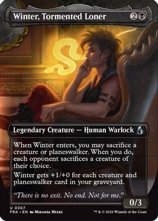 Winter, Tormented Loner (Borderless) (FRA-307) - Reality Fracture