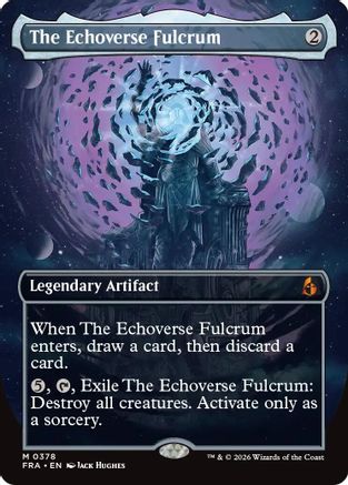 The Echoverse Fulcrum (Borderless) (FRA-378) - Reality Fracture Foil