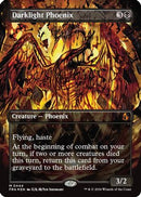 Darklight Phoenix (Borderless) (0444) (FRA-444) - Reality Fracture Foil