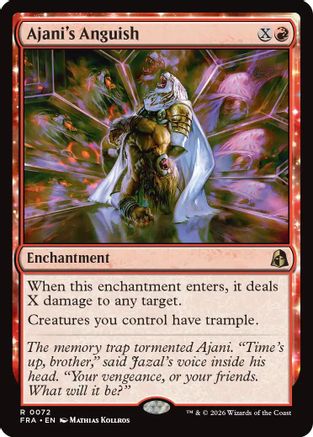 Ajani's Anguish (FRA-072) - Reality Fracture Foil