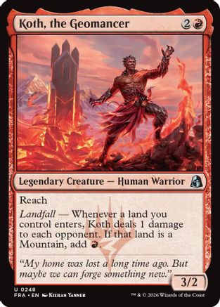 Koth, the Geomancer (FRA-248) - Reality Fracture Foil