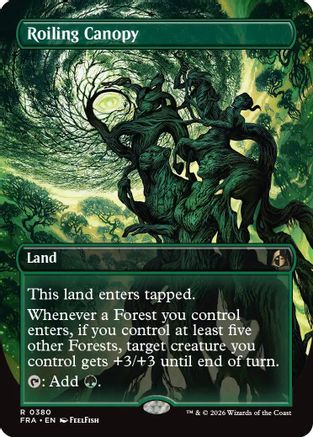 Roiling Canopy (Borderless) (FRA-380) - Reality Fracture Foil