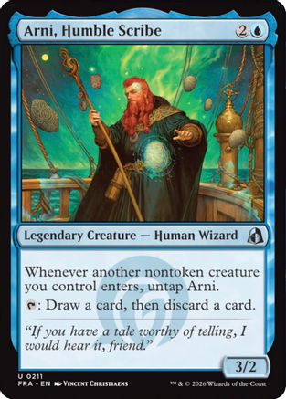 Arni, Humble Scribe (FRA-211) - Reality Fracture Foil