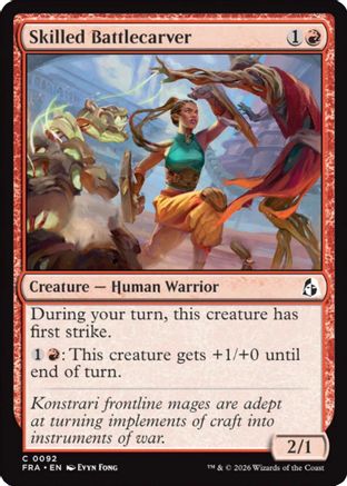 Skilled Battlecarver (FRA-092) - Reality Fracture Foil
