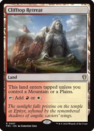 Clifftop Retreat (-067) - Commander: Reality Fracture