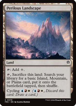 Perilous Landscape (-078) - Commander: Reality Fracture