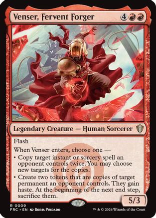 Venser, Fervent Forger (-009) - Commander: Reality Fracture