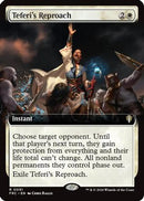 Teferi's Reproach (Extended Art) (-091) - Commander: Reality Fracture