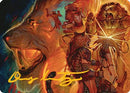 Way of the Warlord Art Card (Gold-Stamped Signature) (ASFRA-033) - Art Series: Reality Fracture