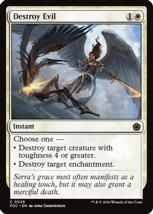 Destroy Evil (FDC-026) - Commander: Foundations