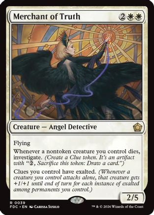 Merchant of Truth (FDC-039) - Commander: Foundations