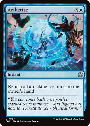 Aetherize (FDC-059) - Commander: Foundations