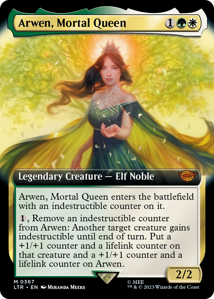 Arwen, Mortal Queen (LTR-367) - The Lord of the Rings: Tales of Middle-earth: (Extended Art)