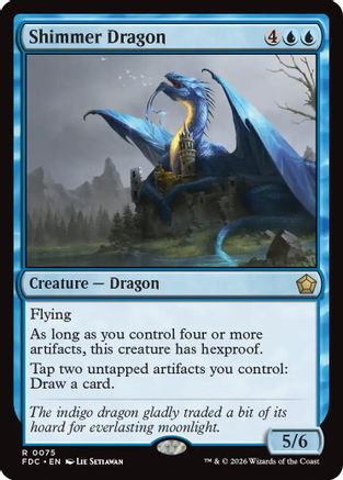 Shimmer Dragon (FDC-075) - Commander: Foundations