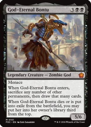 God-Eternal Bontu (FDC-101) - Commander: Foundations