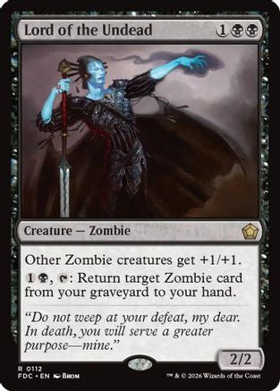 Lord of the Undead (FDC-112) - Commander: Foundations