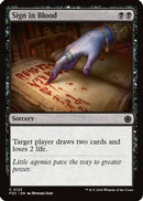 Sign in Blood (FDC-125) - Commander: Foundations