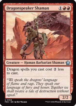 Dragonspeaker Shaman (FDC-154) - Commander: Foundations