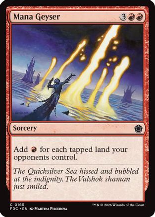Mana Geyser (FDC-165) - Commander: Foundations