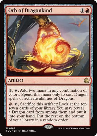 Orb of Dragonkind (FDC-168) - Commander: Foundations