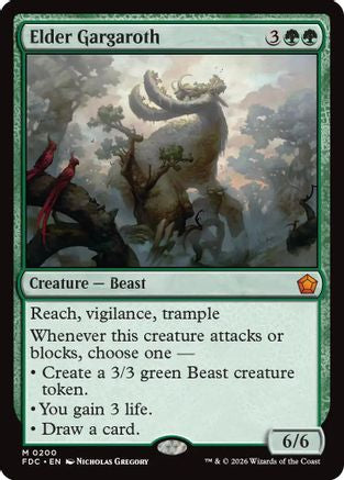 Elder Gargaroth (FDC-200) - Commander: Foundations