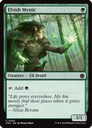 Elvish Mystic (FDC-202) - Commander: Foundations