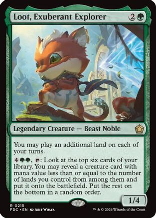 Loot, Exuberant Explorer (FDC-215) - Commander: Foundations