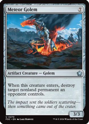 Meteor Golem (FDC-270) - Commander: Foundations