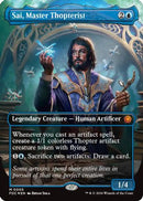 Sai, Master Thopterist (Borderless) (FDC-005) - Commander: Foundations Foil
