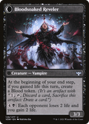 Restless Bloodseeker // Bloodsoaked Reveler (VOW-128) - Innistrad: Crimson Vow: (Double Faced Transform) Foil
