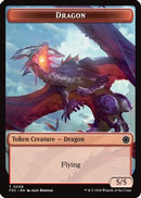 Dragon (0008) // Dragon (0009) Double-Sided Token (FDC-8 // 9) - Commander: Foundations