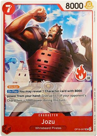 Jozu (Ace Deck) (OP16-007) - Set Sail Deck Set