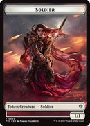 Soldier // Shark Double-Sided Token (FRC-3 // 6) - Commander: Reality Fracture Foil