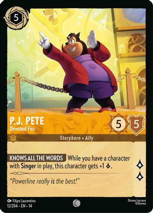 P.J. Pete - Devoted Fan (12/204) - Hyperia City