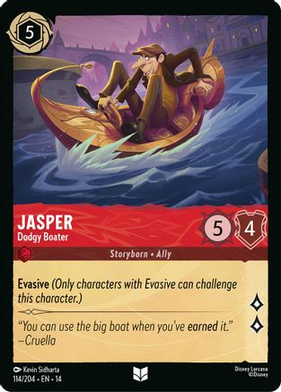 Jasper - Dodgy Boater (114/204) - Hyperia City Cold Foil